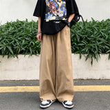 Versatile Loose Straight Cotton Wide Leg Pants