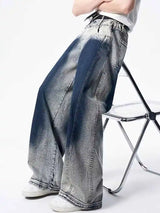 Vintage Gradient Oversize Baggy Denim Jeans