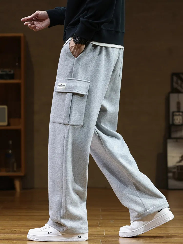 Baggy-Sweatpants mit mehreren Taschen