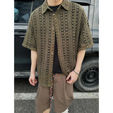 Stilvoller, olivgrüner Strickcardigan
