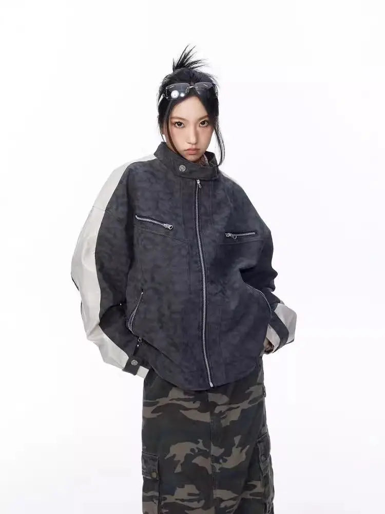 Vintage Hip Hop Retro Couple PU Leather Jacket