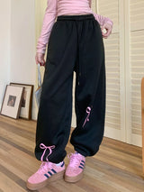 Damen Oversize Jogginghose mit Kordelzug