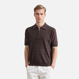 Breathable Lightweight Stripe Polo T-Shirt
