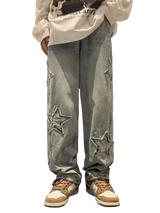 Y2k Star Embroidery Denim Jeans