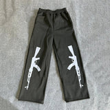 Cozy Personalized AK Pattern Print Jogger