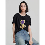 Stilvolles Kurzarm-Frühlings-T-Shirt