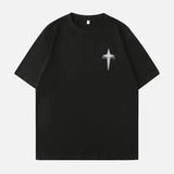 Y2K Oversized Freedom Hip Hop Print T-Shirt