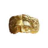 Vintage Literary Venus Face Adjustable Rings