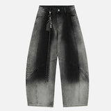 Chic Gradient Korean Style Wide Leg Jeans