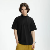 High Collar Urban Zip T-Shirt