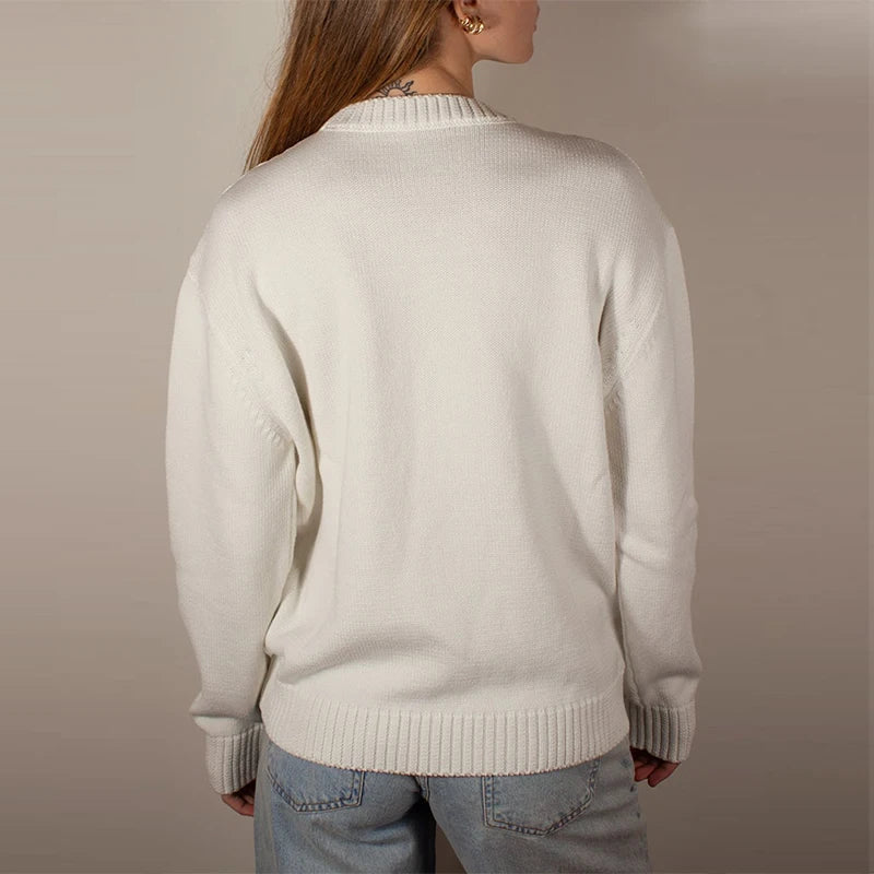 Women Gothic Knitted Oversized Sweater