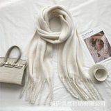 Cashmere Solid Color Thick Scarves