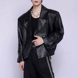 Langlebige PU-Lederjacke im amerikanischen Stil