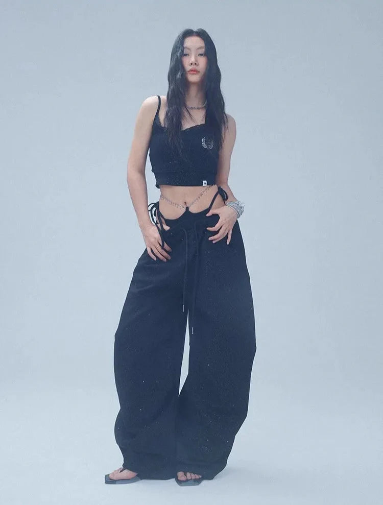 Damen-Tanzhose mit coolem Bund