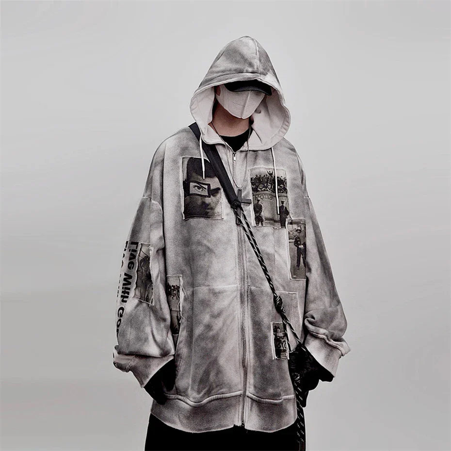 Stylish & Snug Tie Dye Oversized Hooded Sweatshirt