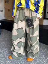 Bequeme Camouflage-Hose im Vintage-Stil