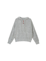 Classic Comfort Cozy Gray Knitted Hoodie