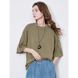 Stilvolles Damen-Sommer-T-Shirt mit kurzen Ärmeln