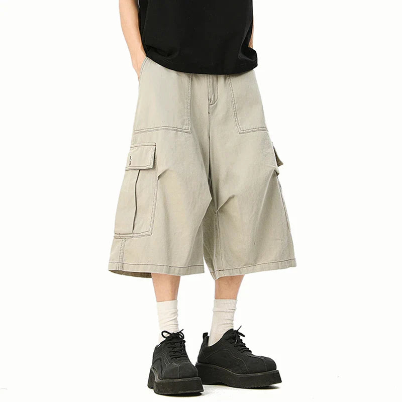 Short cargo décontracté style coréen Cloud-Soft