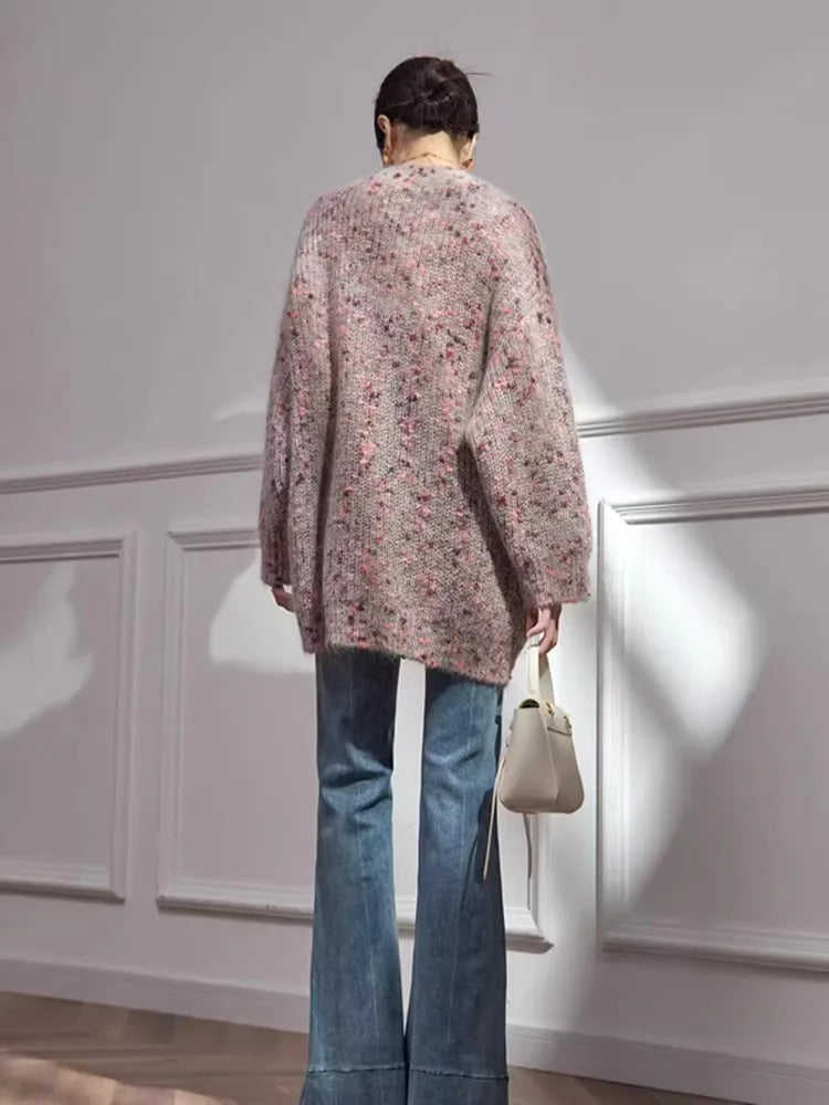 Handesome Elegant Chic V-Neck Cardigan