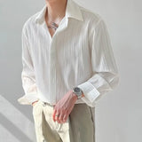 Chemise élégante à manches longues et coupe ample