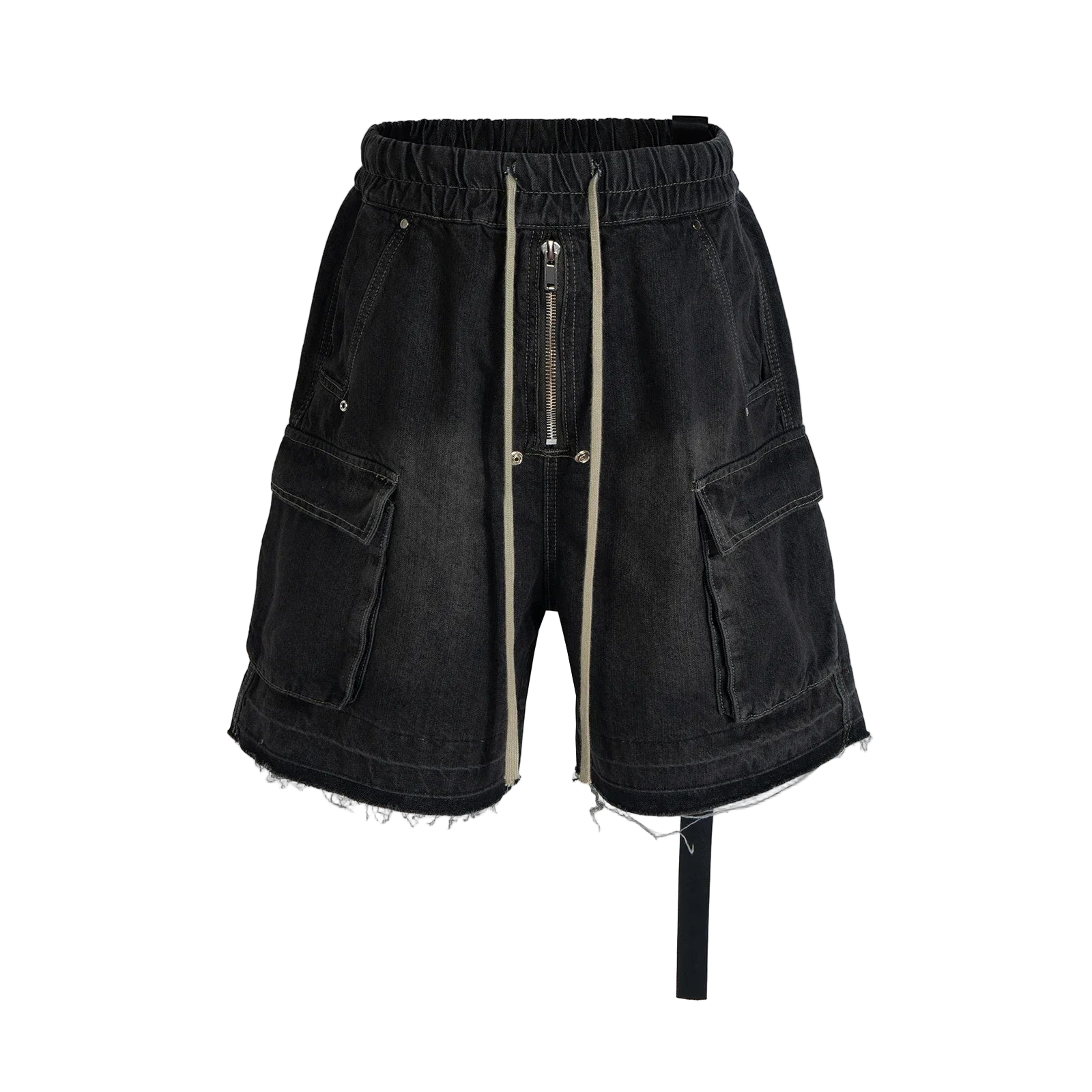 Zip-Up Loose Washed Pocket Jorts