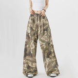 Streetwear Casual Vintage Camouflage Cargo Jeans