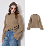 Ankora Red Lazy Style Women’s Knitwear Sweater