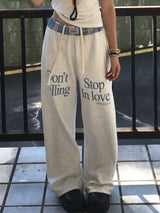 Y2K Karo-Sweatpants im coolen Hip-Hop-Stil