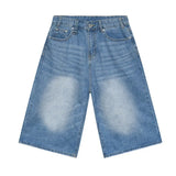 Y2k Vintage Black Wide-leg Jorts