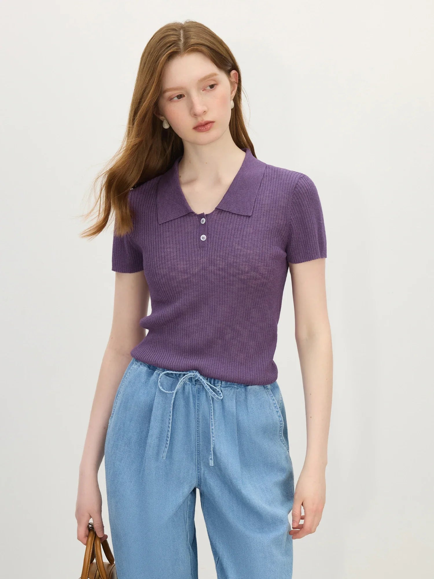 Translucent Summer Polo Women T-Shirt