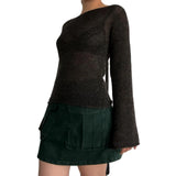 Bell Sleeve Knit Sweater