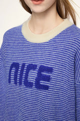 NICE Slogan Sweater