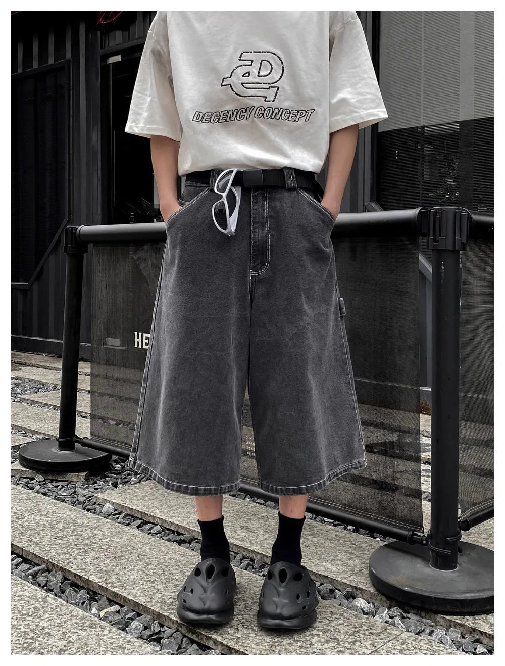 90's Baggy Washed Jorts