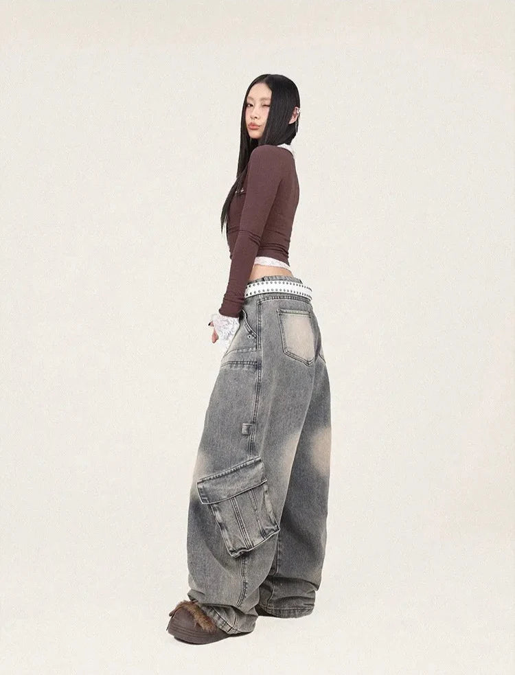Vintage Spicy Girl Heavy Duty Pants