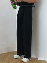 Pantalon droit uni polyvalent