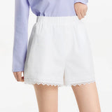Loose Elegant Cropped Short