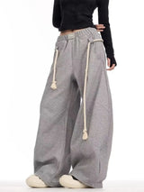 Retro Supper Baggy Drawstring Sweatpants