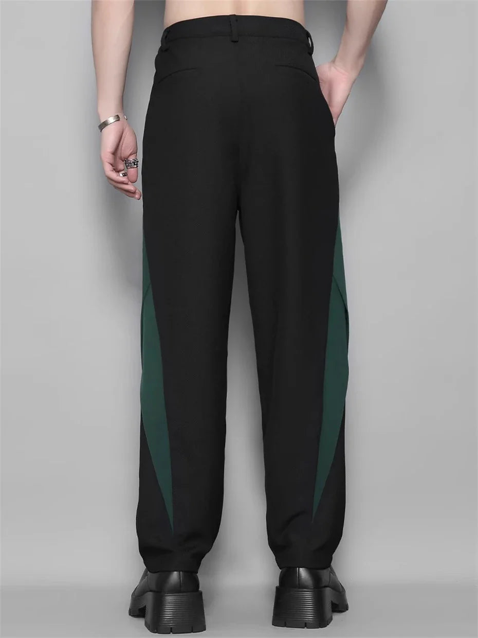 Y2K  Patchwork Punk Wide Leg Pants