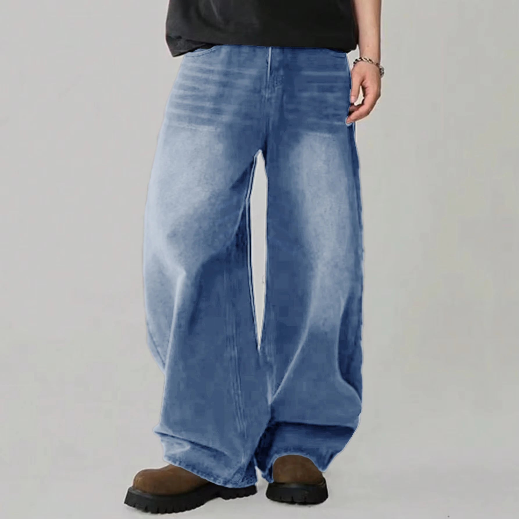 High Street Wide Leg Jeans