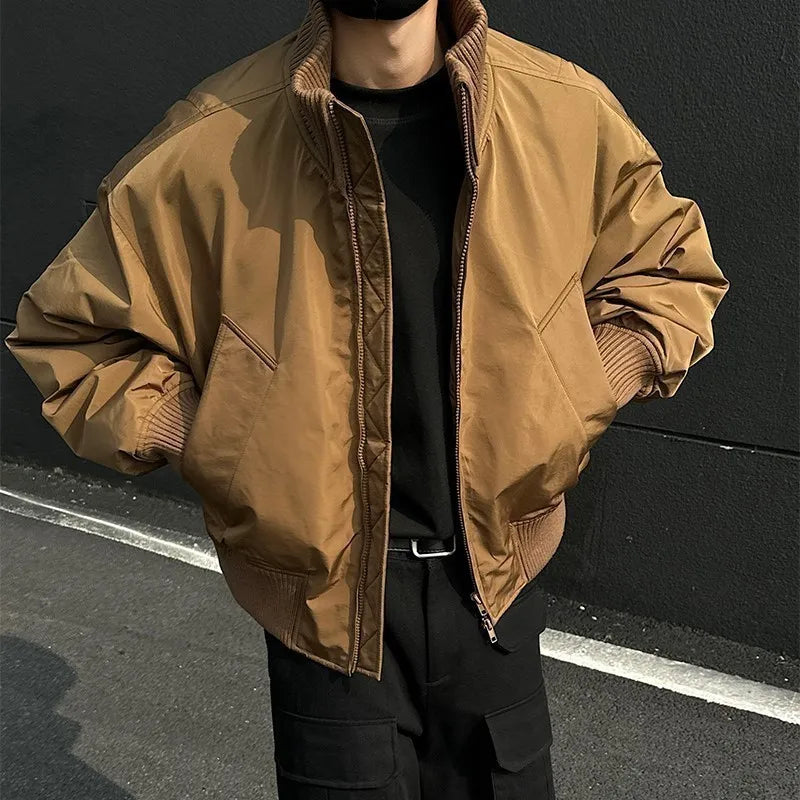 American Flight Stand Collar Bomber Jacket
