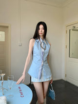 Designer Sleeveless Women’s Shirt & Blouse