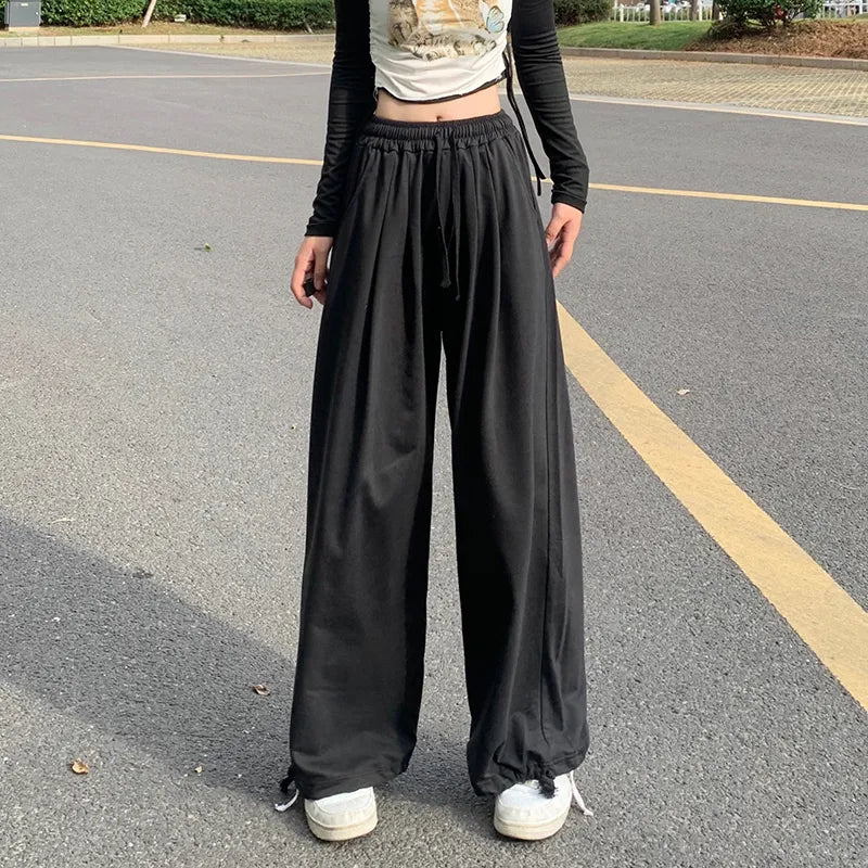 Lockere, gerade geschnittene Damen-Jogginghose