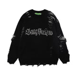 Gothic-Retro-Destruction-Style-Rundhalspullover