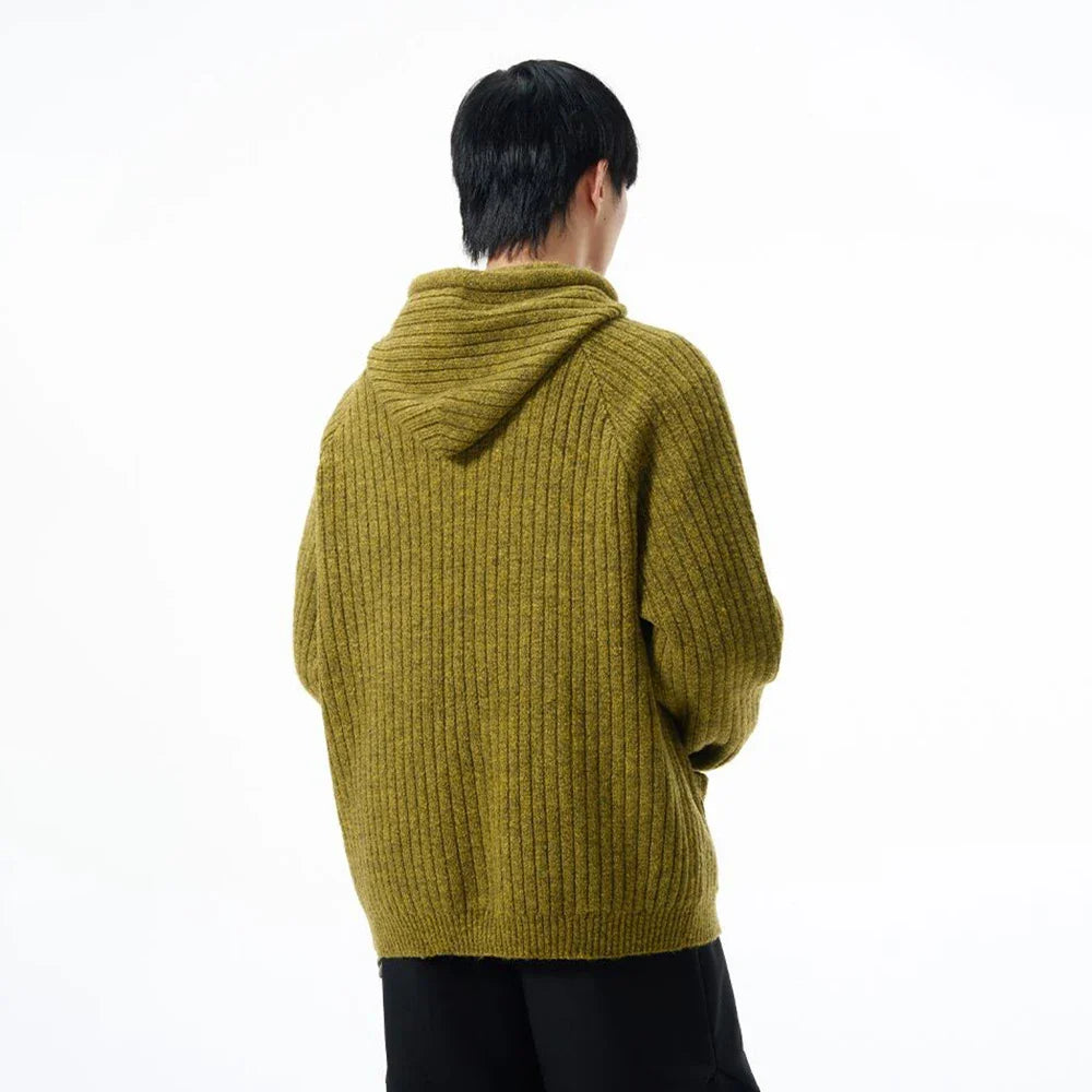 Thick Retro Lazy Casual Hooded Sweater