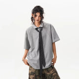 American Heavy Patchwork Polo T-Shirt