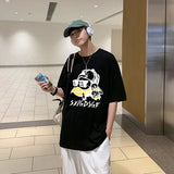 Breathable Pattern Print Loose Oversized T-Shirt