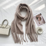 Cashmere Solid Color Thick Scarves