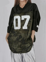 Women Stylish Hip Hop Loose Jersey T-Shirt
