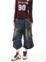 Vintage Baggy High Waist Denim Jorts
